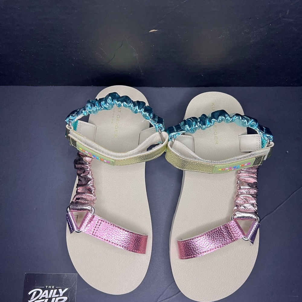 SOLD*** Kurt Geiger Iridescent Strappy Sandals